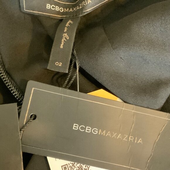 BCBG Max Azria Black Angelina Strappy Open Back Maxi Dress NWT,  Size 2 - Picture 7 of 9
